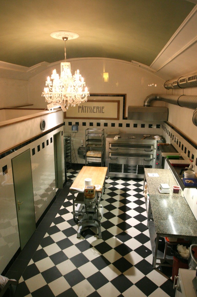 Cafe Savoy - Prague - Chandelier in Kitchen