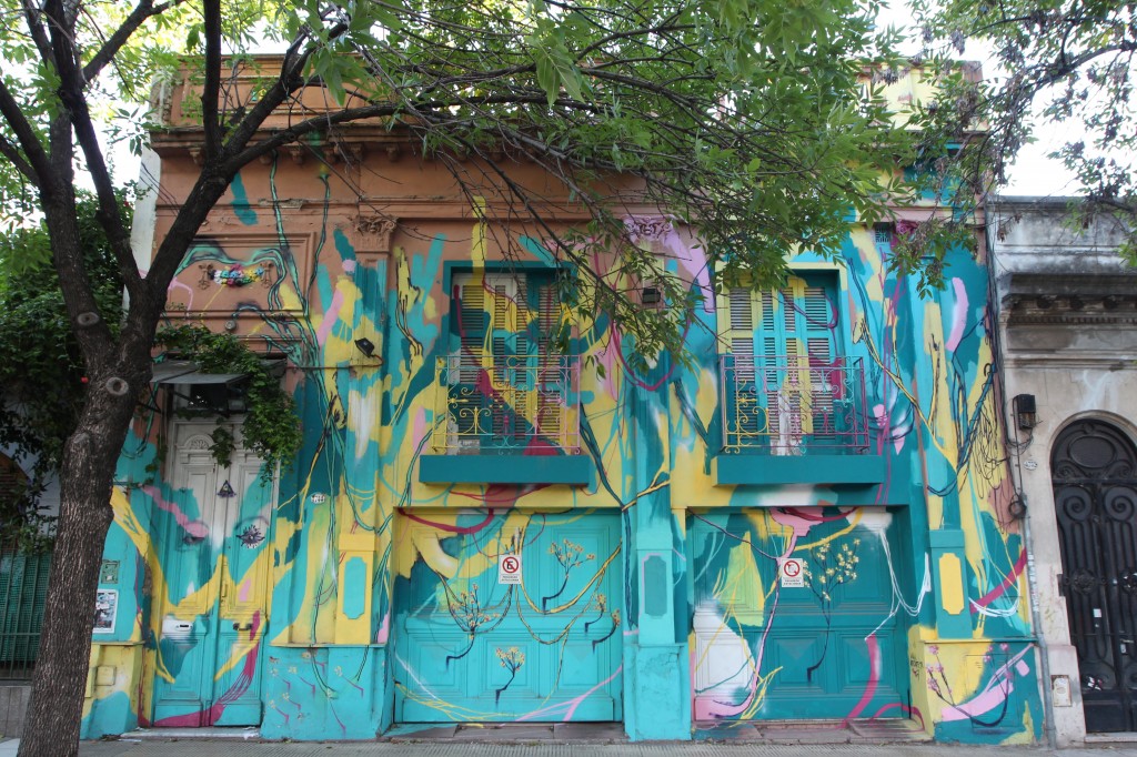 Graffiti Art Painted House in Buenos Aires