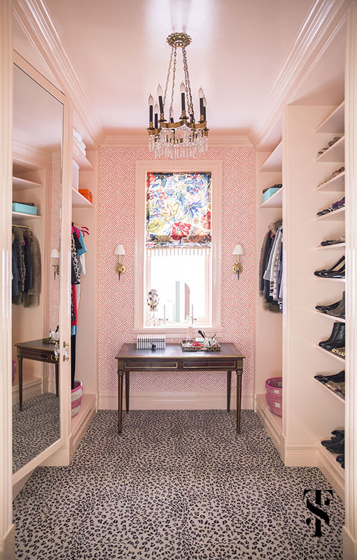 Pink closet, blush closet - Lincoln Park Vintage, Master Her Closet, Interior Design by Summer Thornton Design