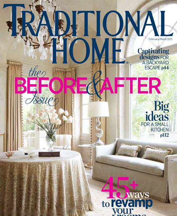 Traditional Home, February 2015, Country Club Tudor, Summer Thornton Design