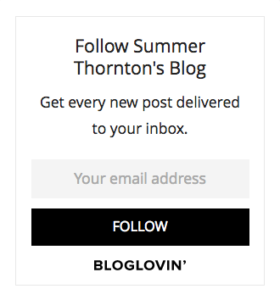 follow summer thornton on bloglovin'