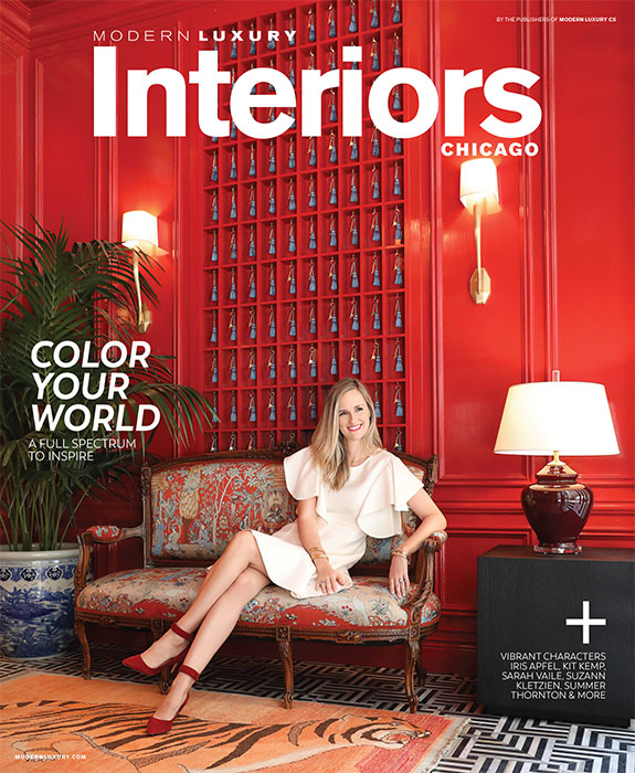 Summer Thornton on the cover of Modern Luxury Interiors in @Properties state street gold coast office