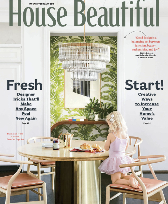 House Beautiful cover January 2019