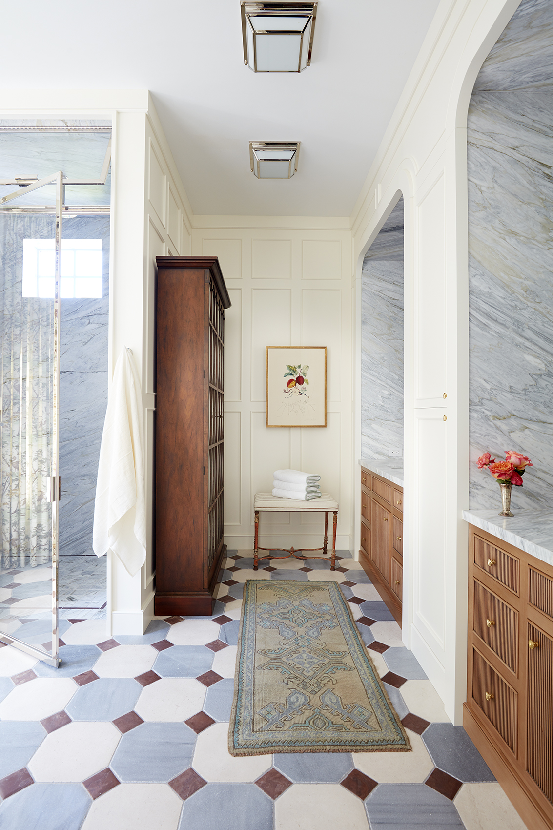 Bathroom design by Summer Thornton for a home in Naples, FL.